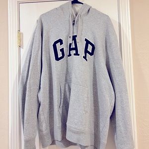 Light Grey Gently Used Mens Hoodie
